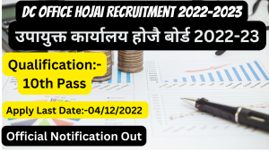 DC Office Hojai Recruitment 2022-2023